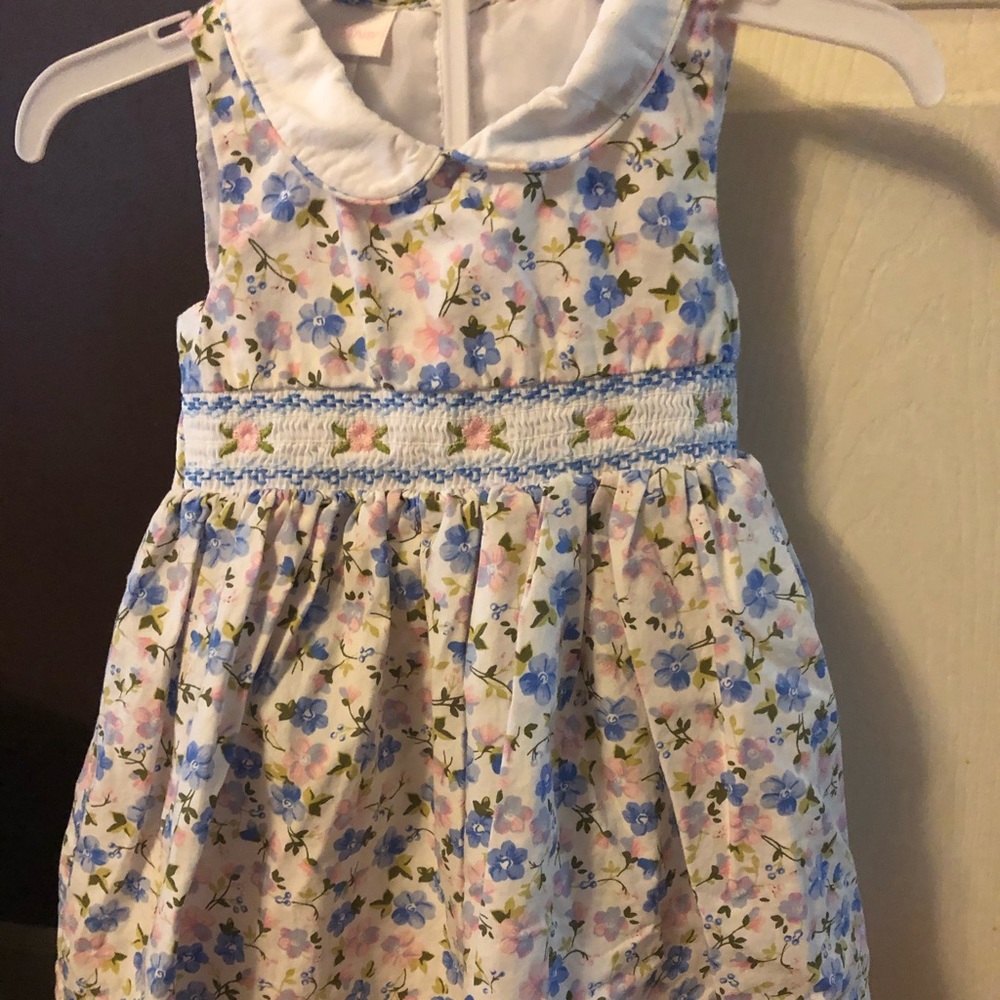 Bonnie Baby smocked size 12 month dress